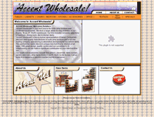 Tablet Screenshot of accentwholesale.com
